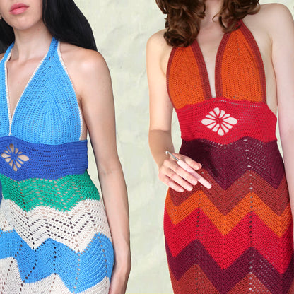 The 70s dress // Crochet pattern