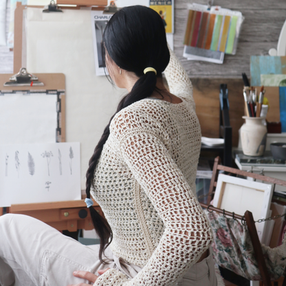 Snowmelt Cardigan // Crochet pattern