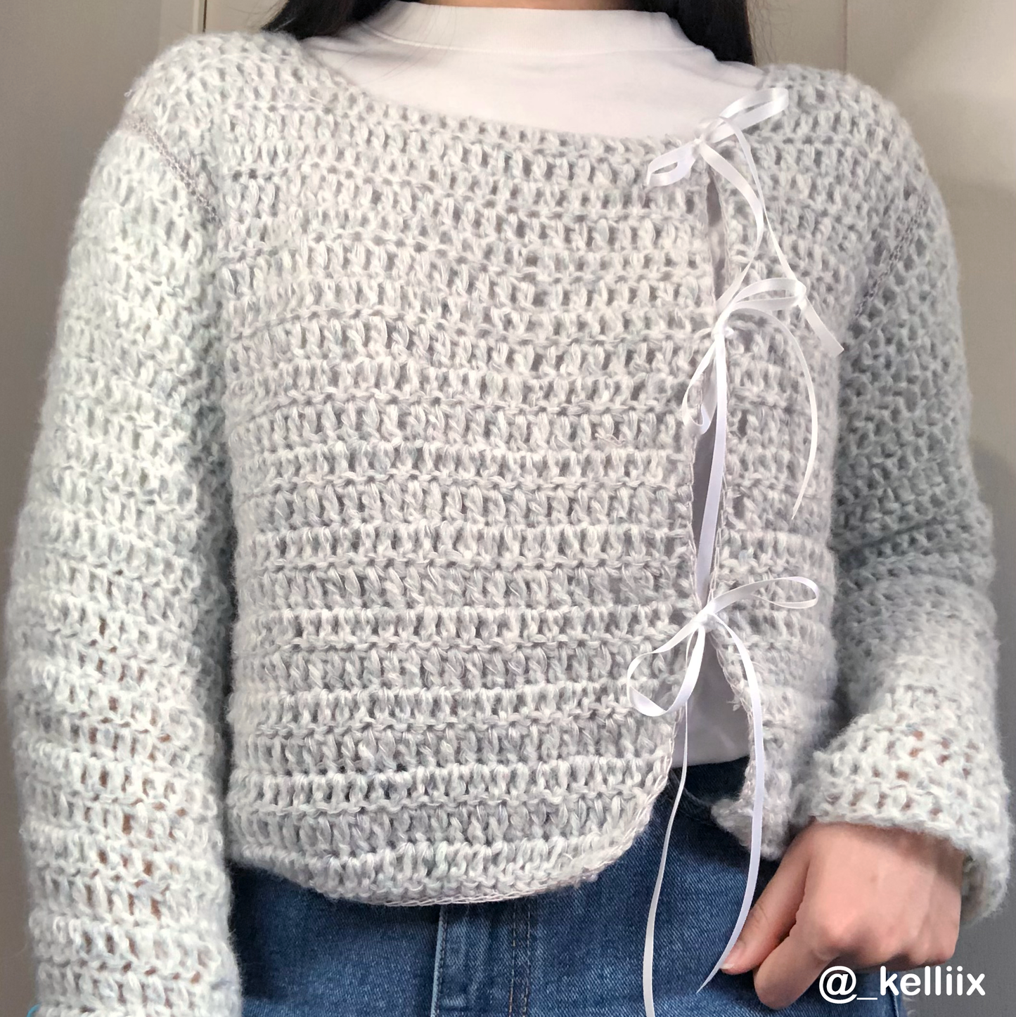 Snowmelt Cardigan // Crochet pattern