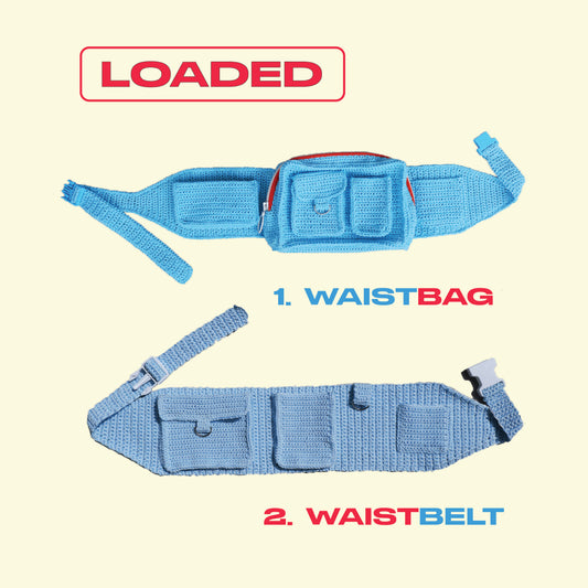 Loaded waistbelt-bag // crochet pattern