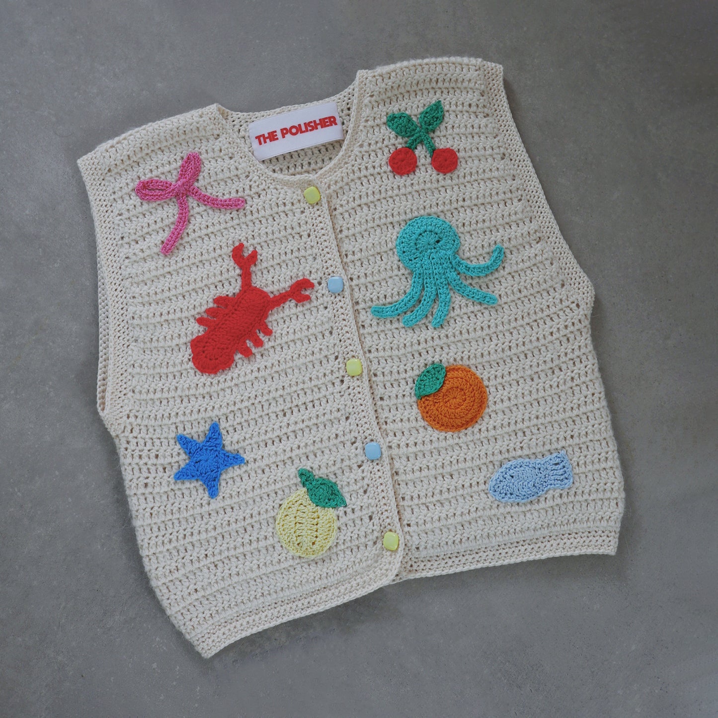 Sticker Vest // Crochet pattern