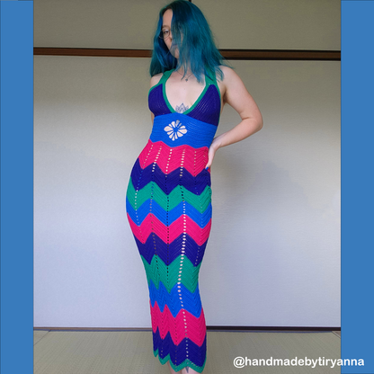 The 70s dress // Crochet pattern