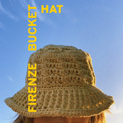 Firenze Bucket Hat // Crochet pattern