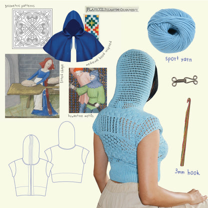 Heirloom Hood // Crochet pattern