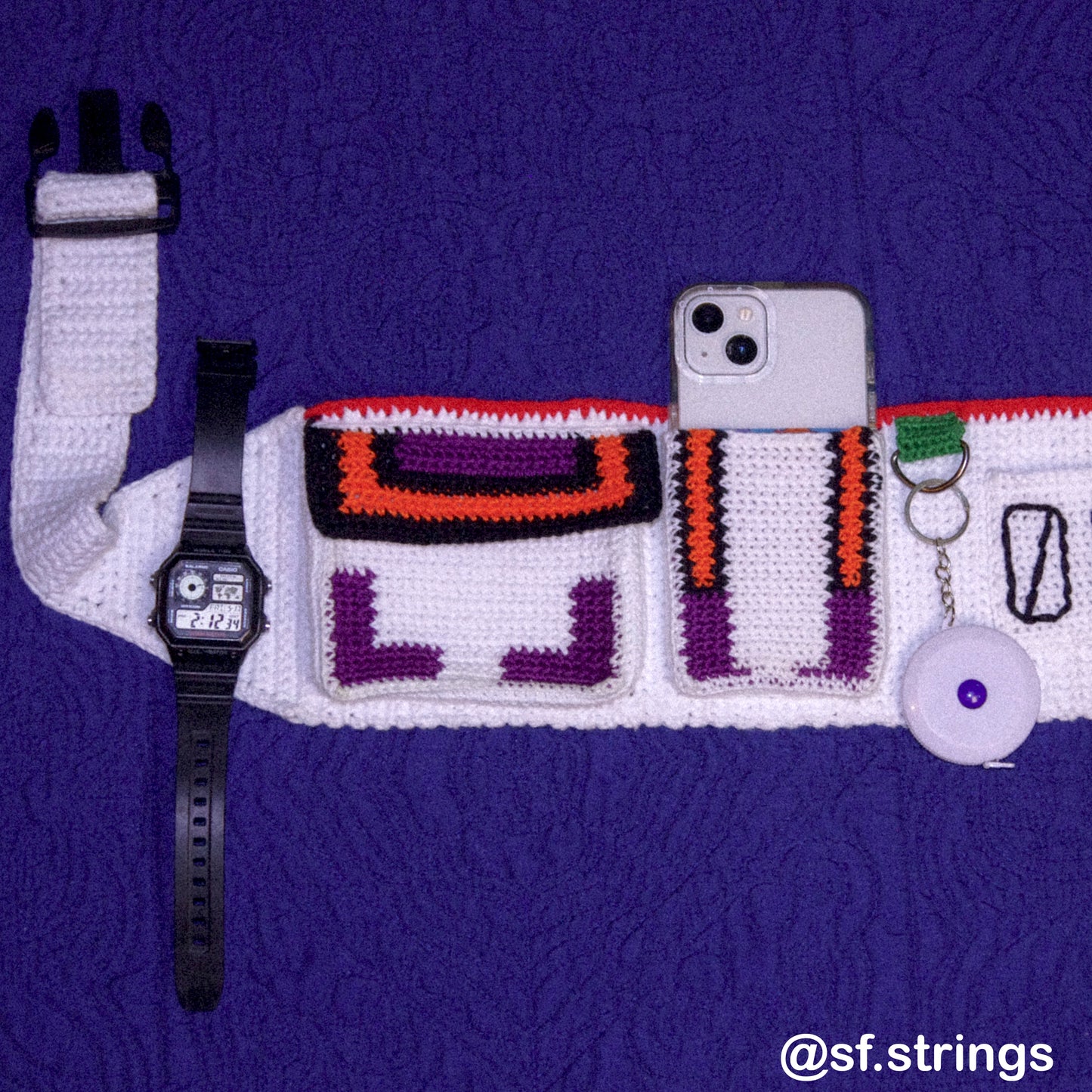 Loaded waistbelt-bag // crochet pattern