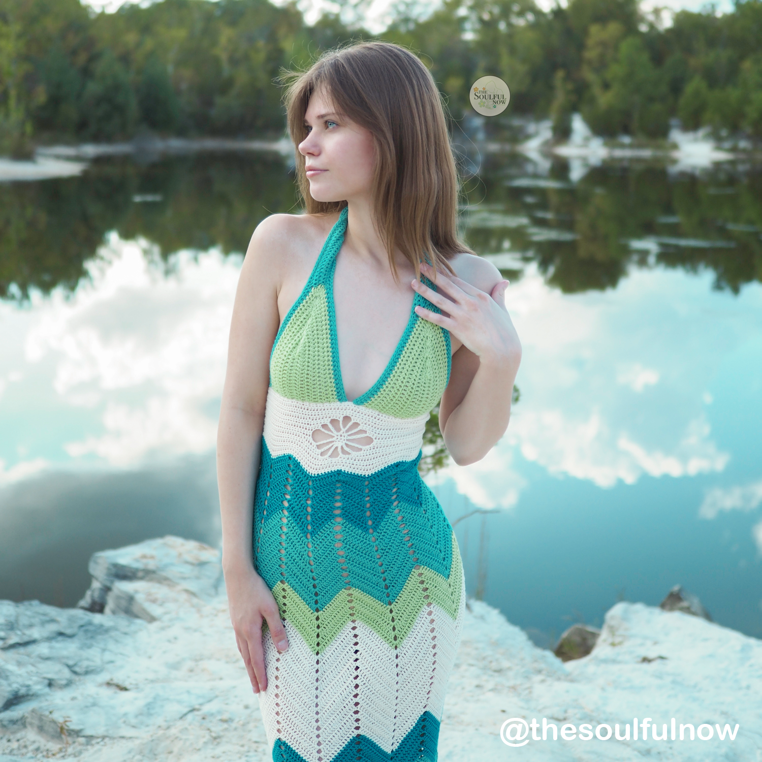 The 70s dress // Crochet pattern The Polisher Project The 70s dress // Crochet pattern The Polisher Project